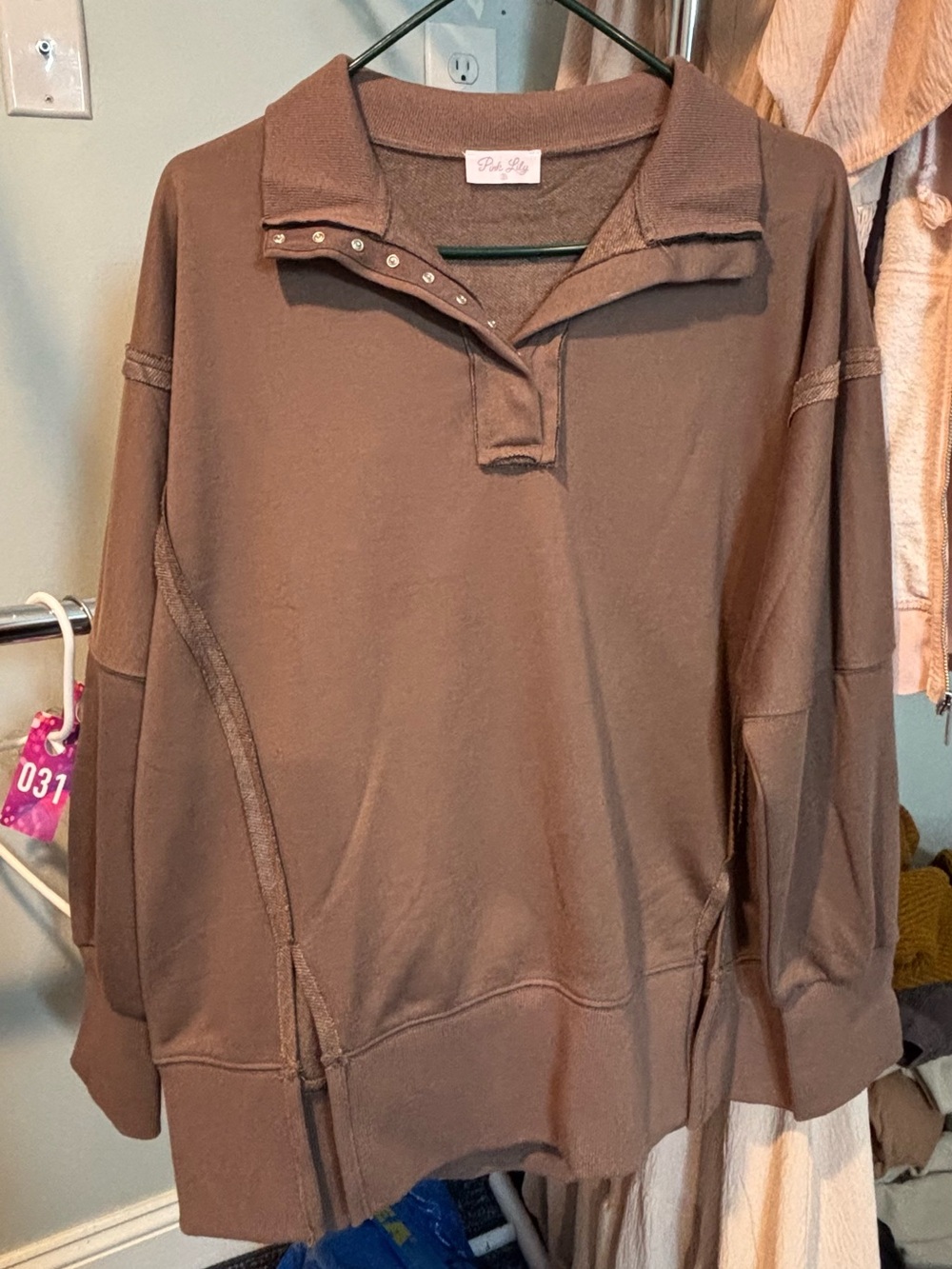 Pink Lily Oversized Boutique Sweater